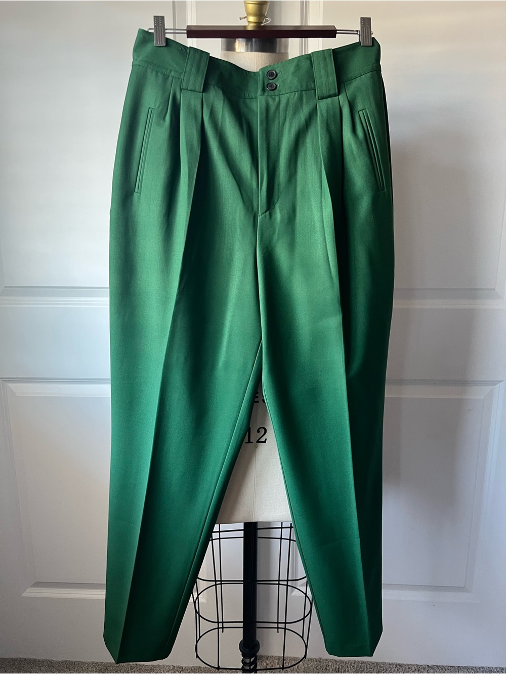 Equipment Emerald Green Tailored Pants